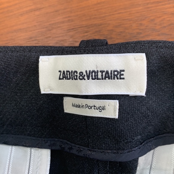 Zadig & Voltaire Posh Anthra Crop Pants - Picture 3 of 5